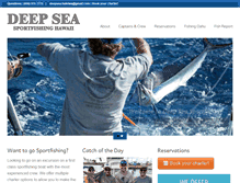Tablet Screenshot of fishdeepsea.com